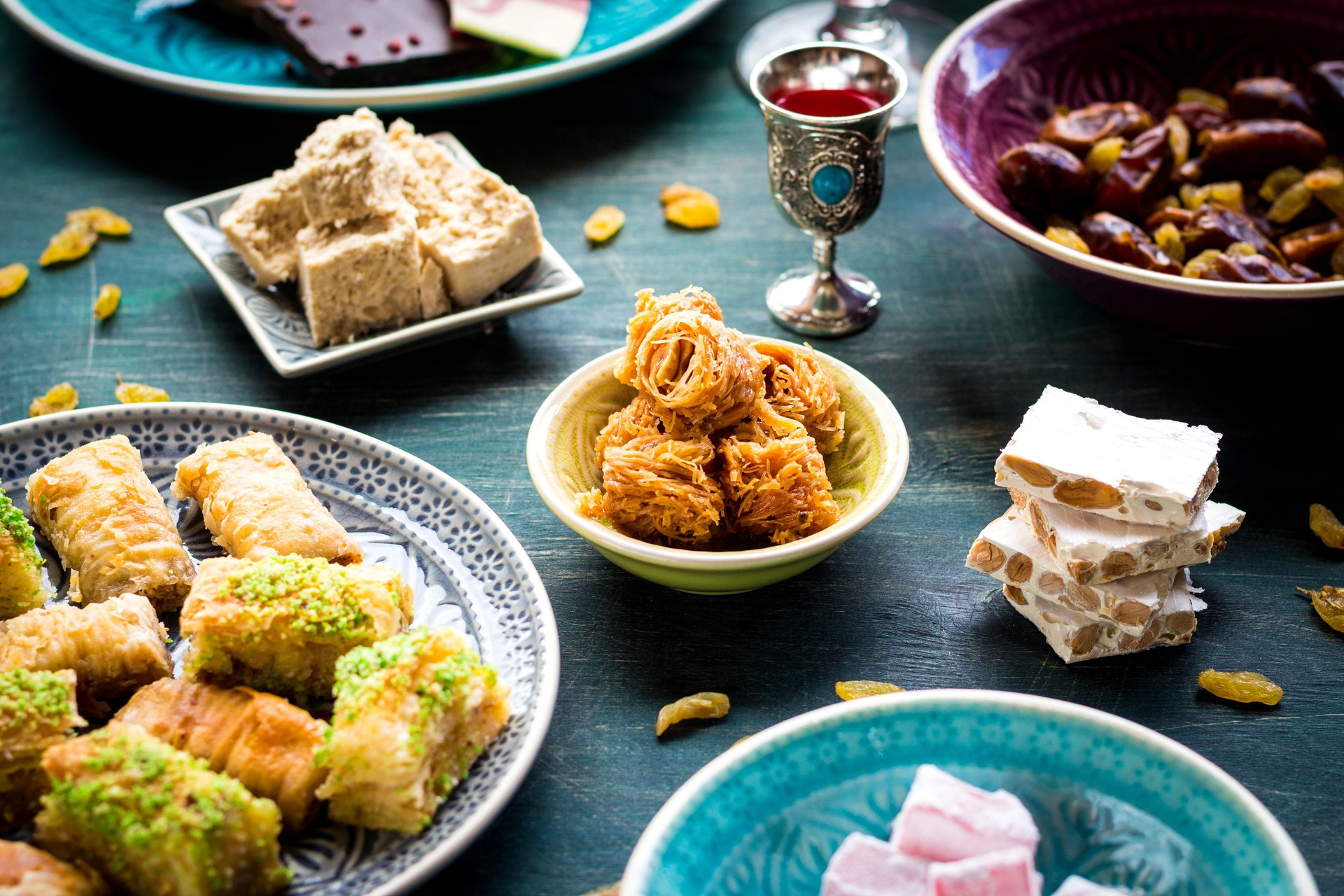Assorted eastern desserts